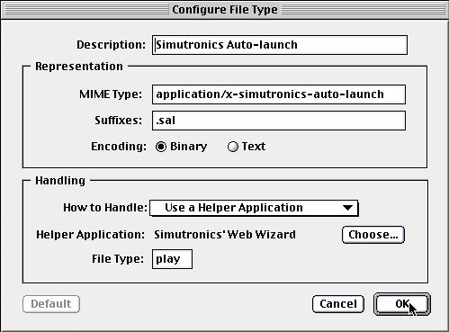 Configure FIle Type