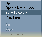 Example of "save target as..."