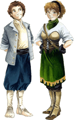 Halfling Male and Female