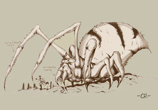 mammoth arachnid