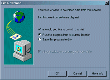Sample of Download Window